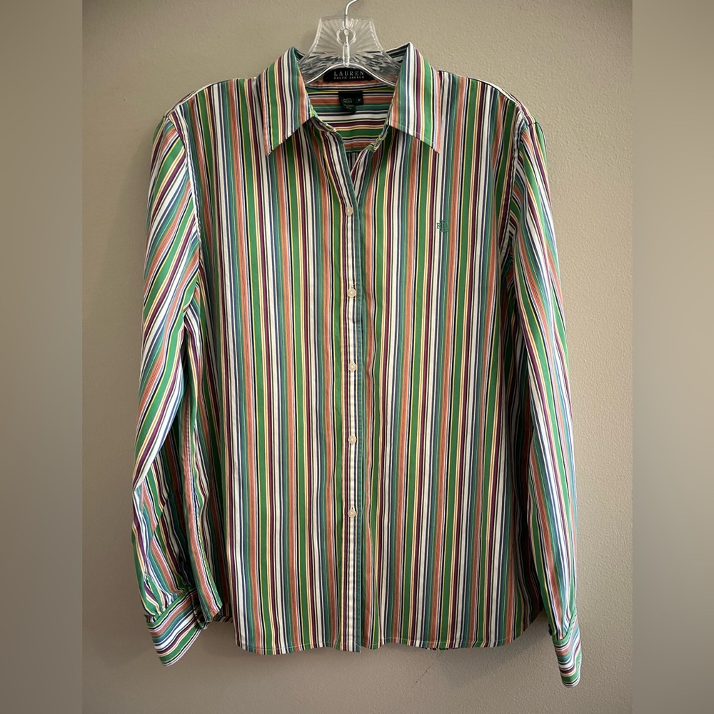 Ralph Lauren Multicolors Stripe Casual Button Down Shirt